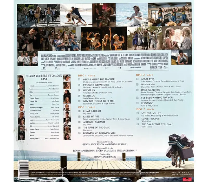 Виниловая пластинка OST: MAMMA MIA HERE WE GO AGAIN (2 LP) EAN:0602567693253, Kinodrive.kz &mdash; фото 8