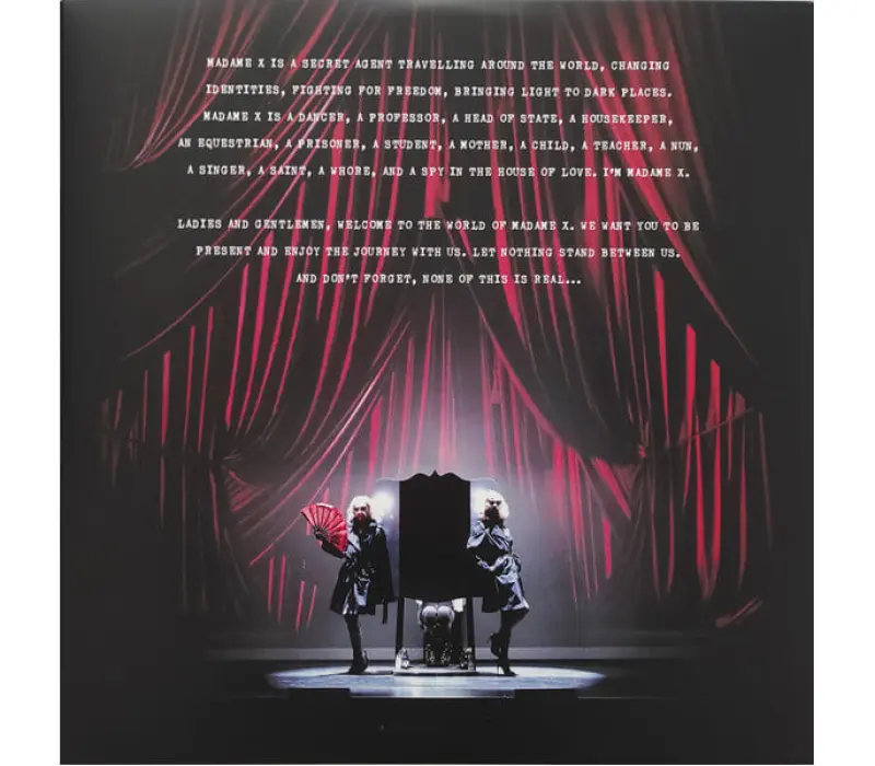 Виниловая пластинка MADONNA: MADAME X - MUSIC FROM THE THEATER EXPERIENCE EAN:0603497837892, Kinodrive.kz &mdash; фото 2