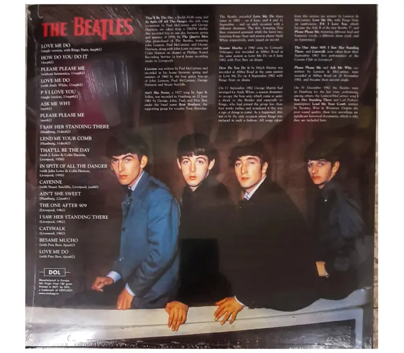 Виниловая пластинка Beatles-1958-1962 -Coloured-: Dol EAN:0889397310806, Kinodrive.kz &mdash; фото 2