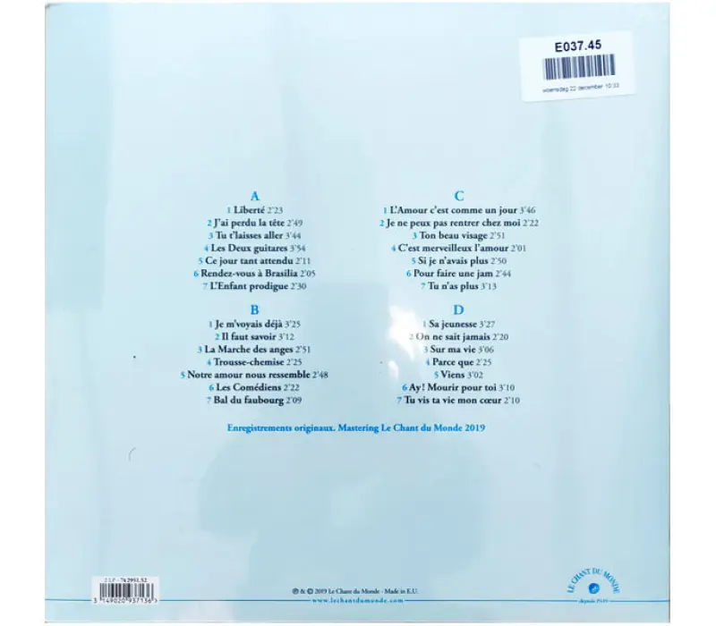 Виниловая пластинка Aznavour, Charles-Liberte: Le Chant Du EAN:3149020937136, Kinodrive.kz &mdash; фото 2