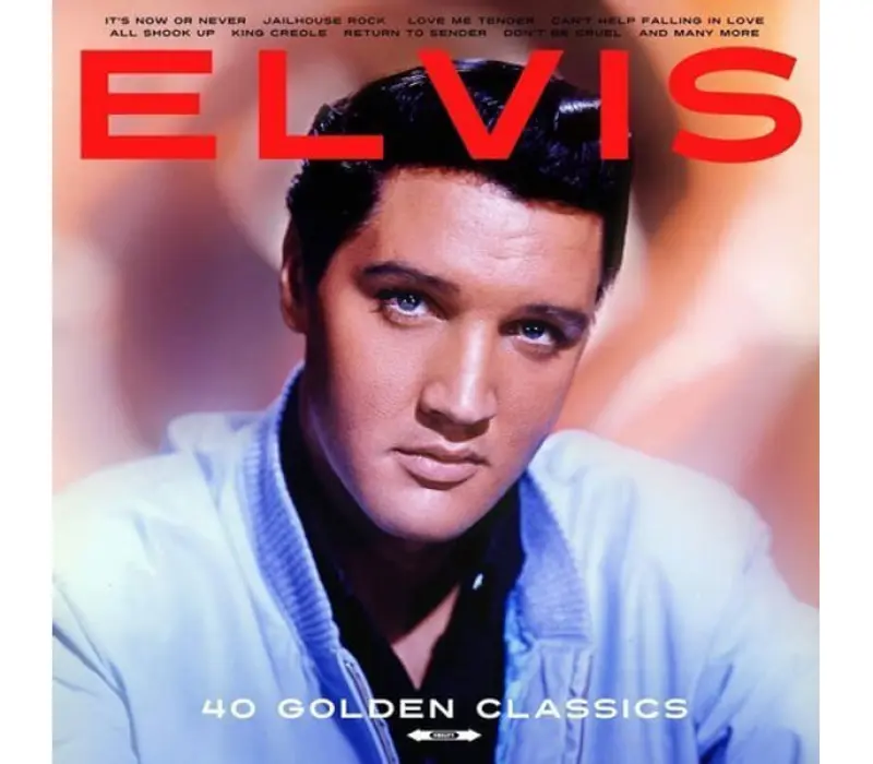Виниловая пластинка ELVIS PRESLEY: 40 GOLDEN CLASSICS EAN:5711053020796, Kinodrive.kz