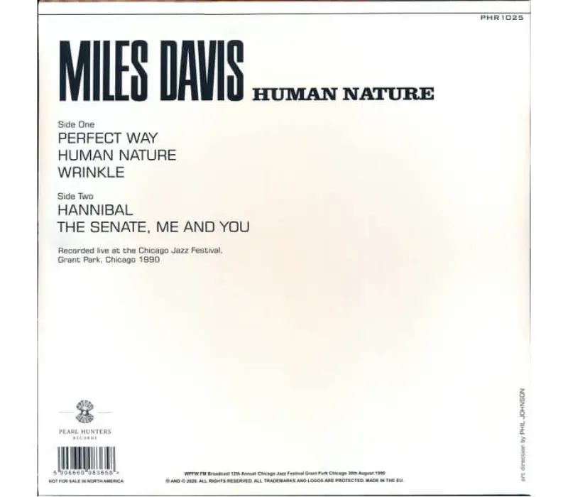 Виниловая пластинка DAVIS MILES: HUMAN NATURE (CRYSTAL VINYL) EAN:5906660083658, Kinodrive.kz &mdash; фото 2