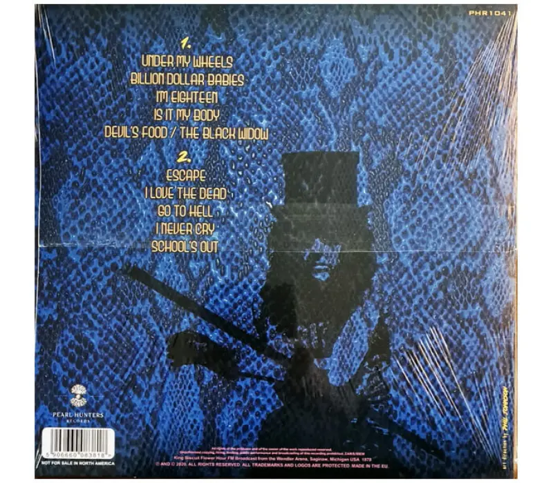 Виниловая пластинка COOPER ALICE: BILLION DOL.NIGHTMARE (TRANSP.YELLOW VINYL) EAN:5906660083818, Kinodrive.kz &mdash; фото 2