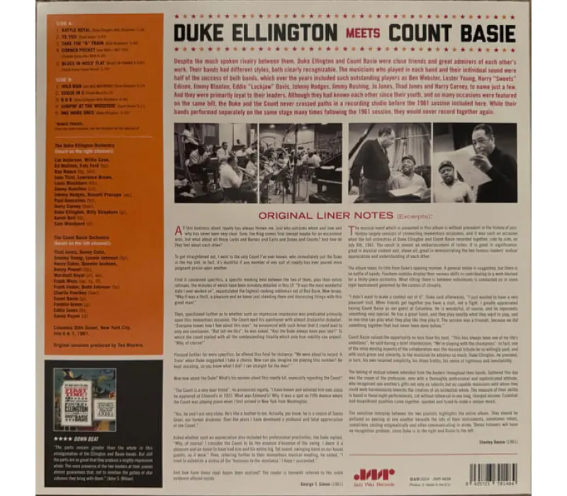 Виниловая пластинка Ellington, Duke & Basie Count: Battle Royal EAN:8435723701484, Kinodrive.kz &mdash; фото 2