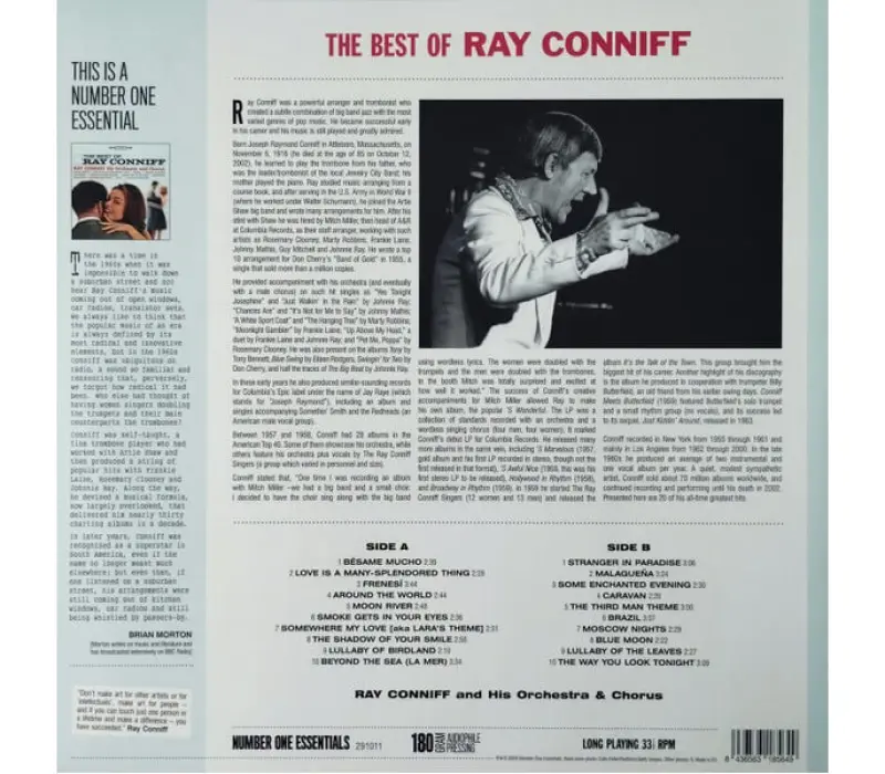 Виниловая пластинка Conniff, Ray: The Best Of Ray Conniff (Limited Edition) EAN:8436563185649, Kinodrive.kz &mdash; фото 2