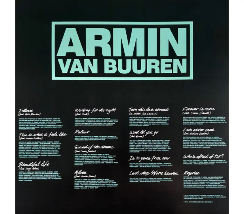 Виниловая пластинка Buuren, Armin Van-Intense -Hq- Label:Music on vinyl EAN:8719262013490, Kinodrive.kz &mdash; фото 3
