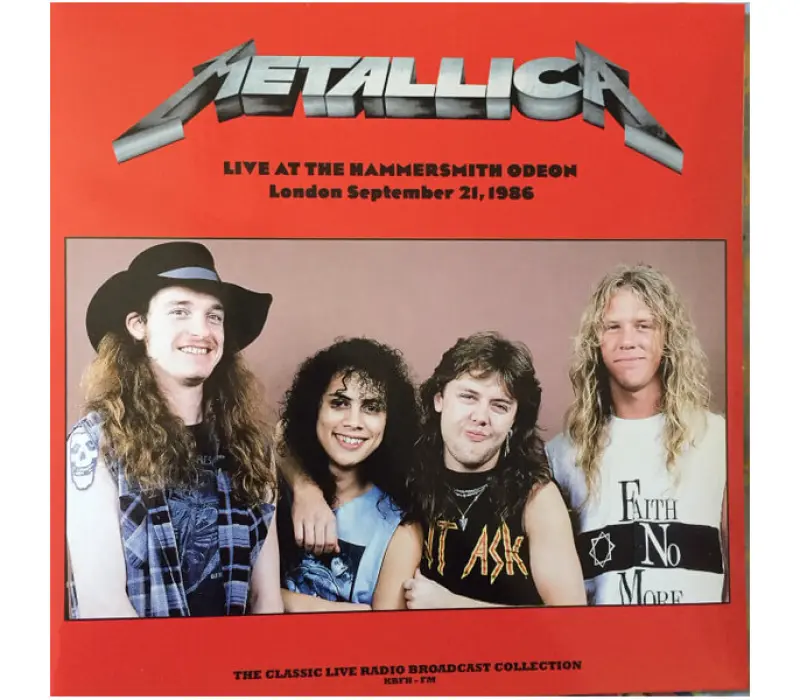 Виниловая пластинка METALLICA LIVE AT THE HAMMERSMITH ODEON 1986 (RED VINYL) EAN:9003829977387, Kinodrive.kz