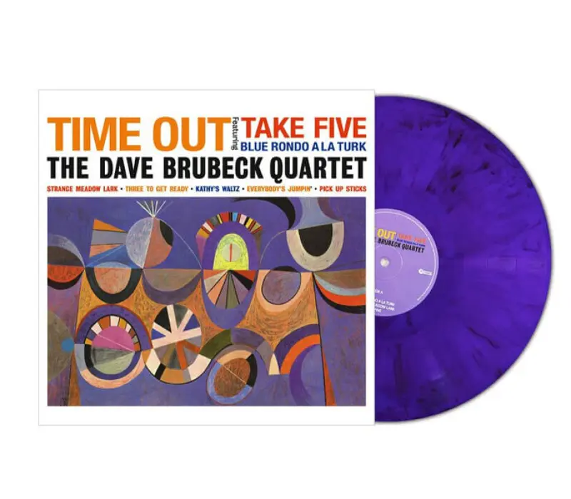 Виниловая пластинка BRUBECK DAVE QUARTET: TIME OUT (PURPLE MARBLE VINYL) EAN:9120005654228, Kinodrive.kz &mdash; фото 2