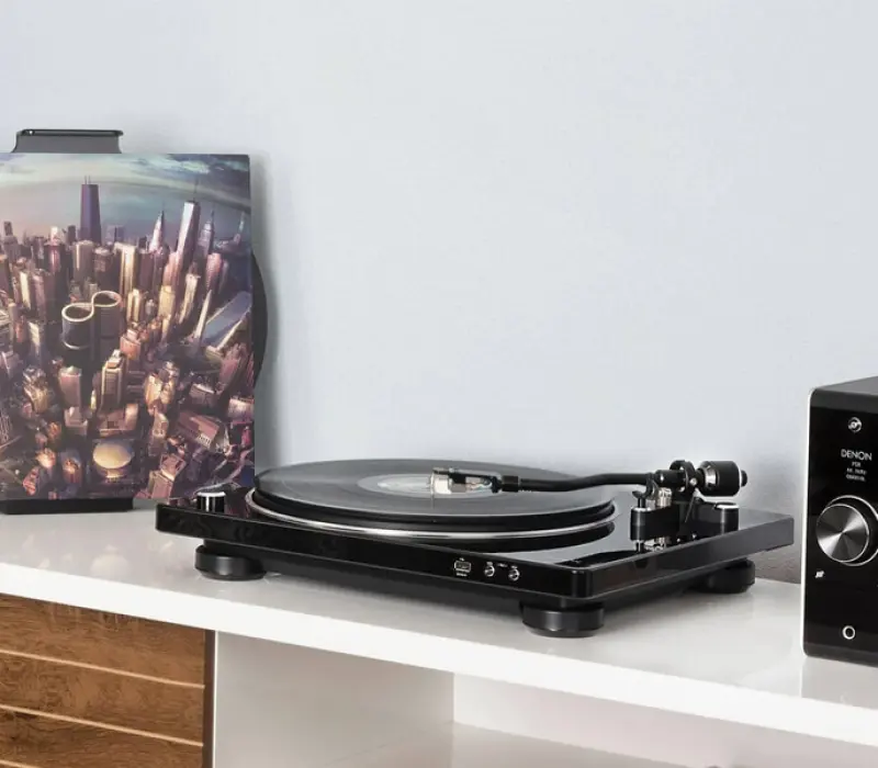 DENON Проигрыватель винила DP-450USB ЧЕРНЫЙ, Kinodrive.kz &mdash; фото 4