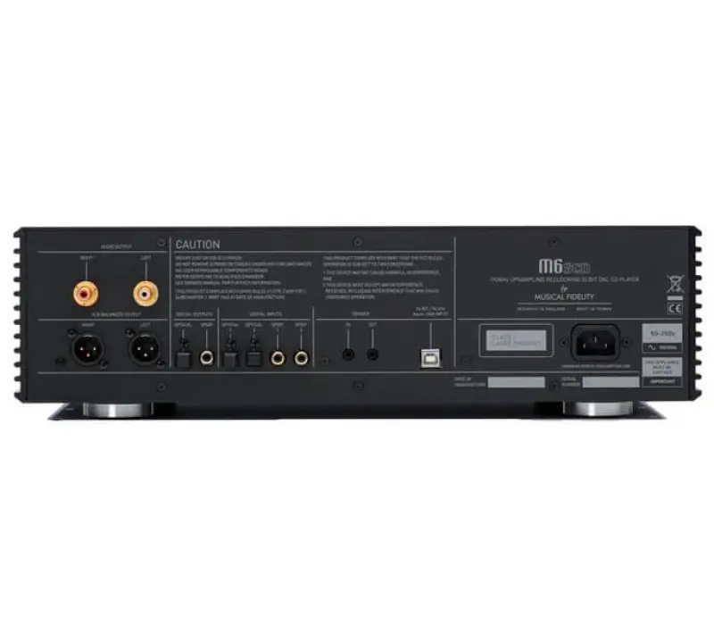 MUSICAL FIDELITY Проигрыватель CD M6S ЧЕРНЫЙ EAN:9120082385558, Kinodrive.kz &mdash; фото 3