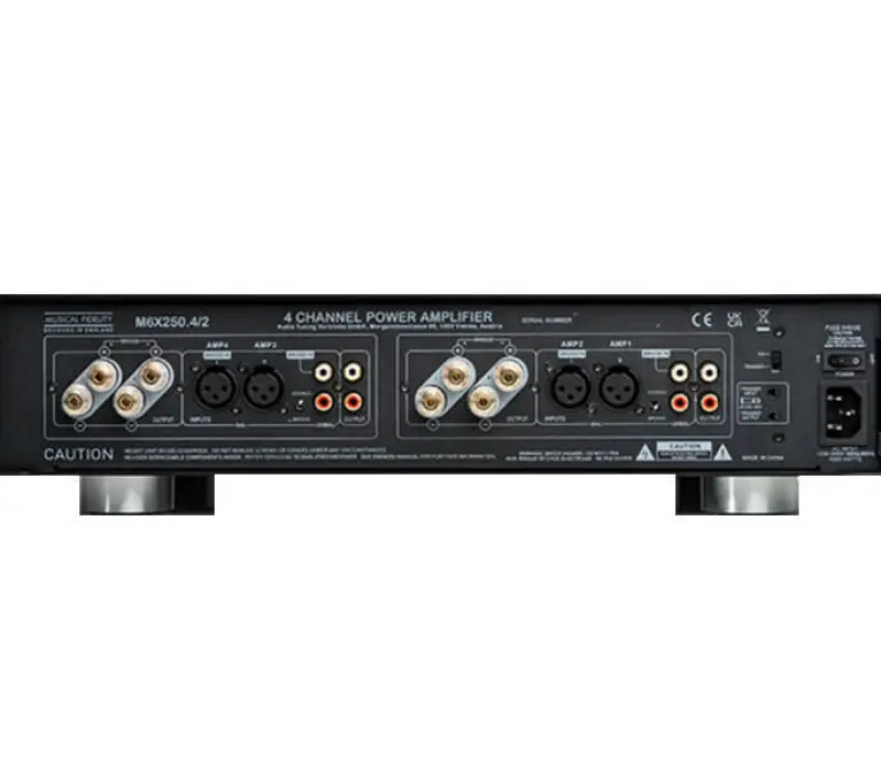 MUSICAL FIDELITY Усилитель M6x 250.4/2 ЧЕРНЫЙ EAN:9120122297056, Kinodrive.kz &mdash; фото 2