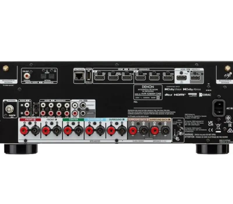 DENON AV-ресивер AVR-X2900H DAB ЧЕРНЫЙ EAN:0747192148133, Kinodrive.kz &mdash; фото 4