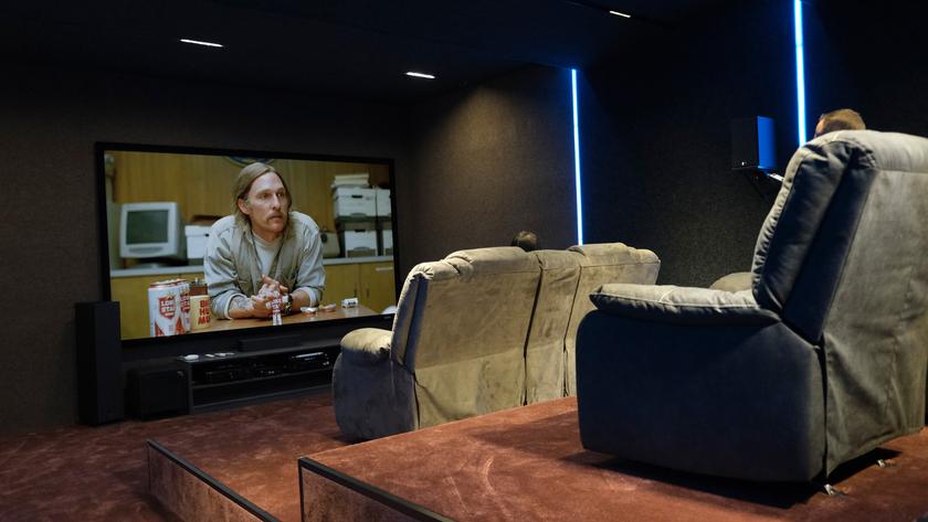 Домашний кинозал Polk и JVC