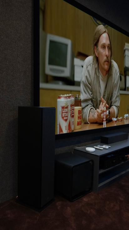 Домашний кинозал Polk и JVC