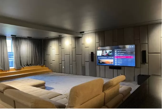 Кинозал &laquo;Бархат&raquo; на KEF T-series