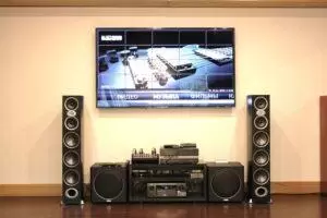 Домашнее караоке, кинозал и интерактивный гольф на базе Optoma, AUDAC и Polk Audio
