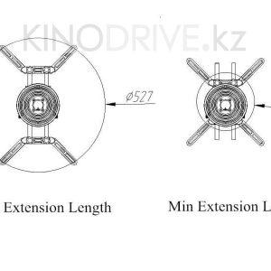 Кронштейн для проектора MAXON DE-50 Long